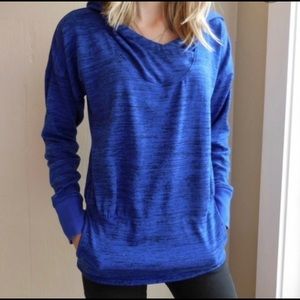 Athleta Blue hooded sweatshirt